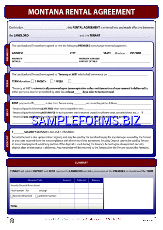 Montana_Rental_Agreement_Form pdf free